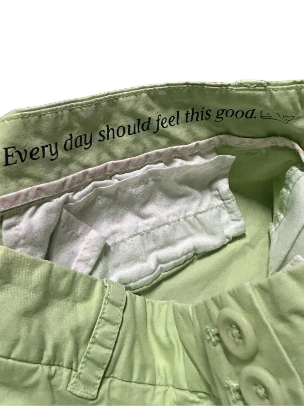 Women’s Vineyard Vines Lime Green Summer Bermuda Shorts Size 10